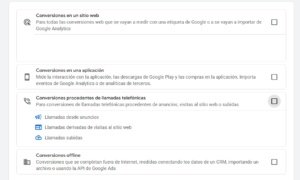 Conversiones Google Ads