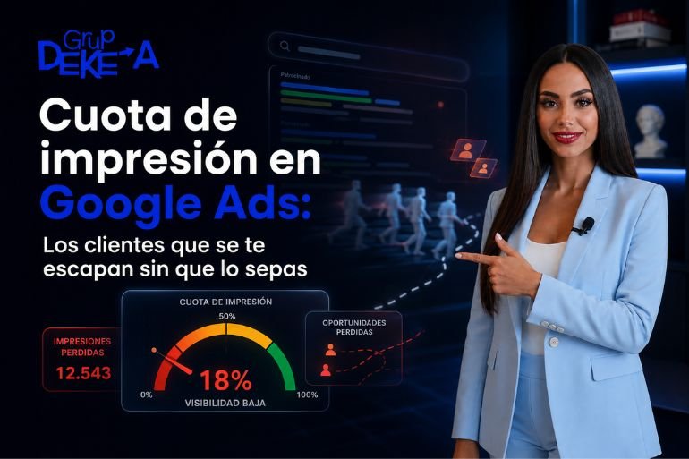 Cuota de impresión en Google Ads